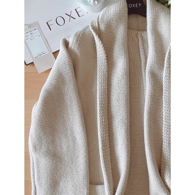 極美品 ¥73,440 FOXEY Hoodie Linen サイズ40 オンラインストア本物