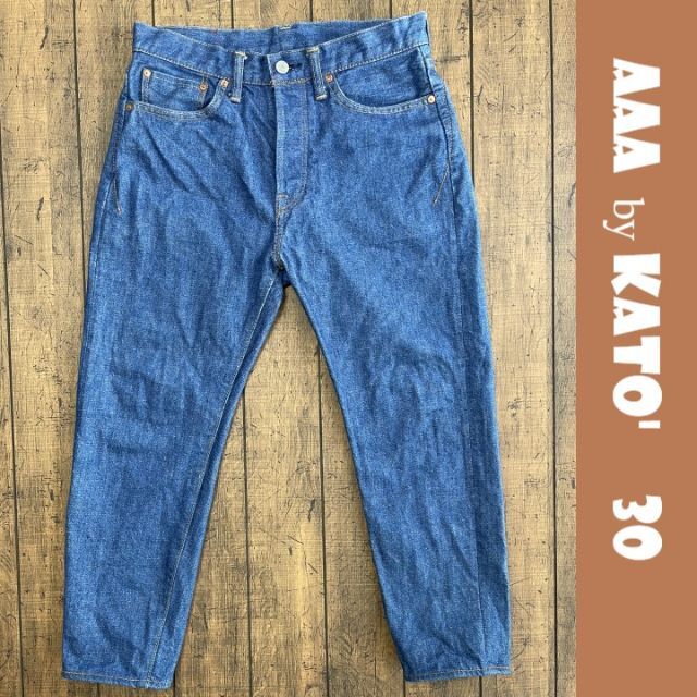 KATO` AAA テーパードデニム 30/トリプルエー、クロップドパンツ、KATO、カトーの通販 by cocoloco KATO