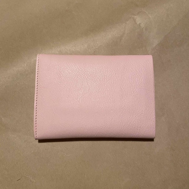折り財布　ミニ財布　二つ折り財布　コインケース　小銭入れ　ピンク