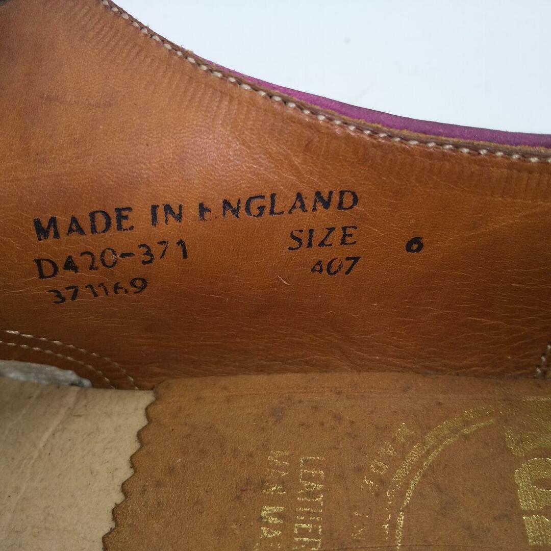Dr.Martens(ドクターマーチン)の古着 ドクターマーチン Dr.Martens 3ホールシューズ 英国製 UK6 レディース24.5cm /saa011128 レディースの靴/シューズ(ブーツ)の商品写真