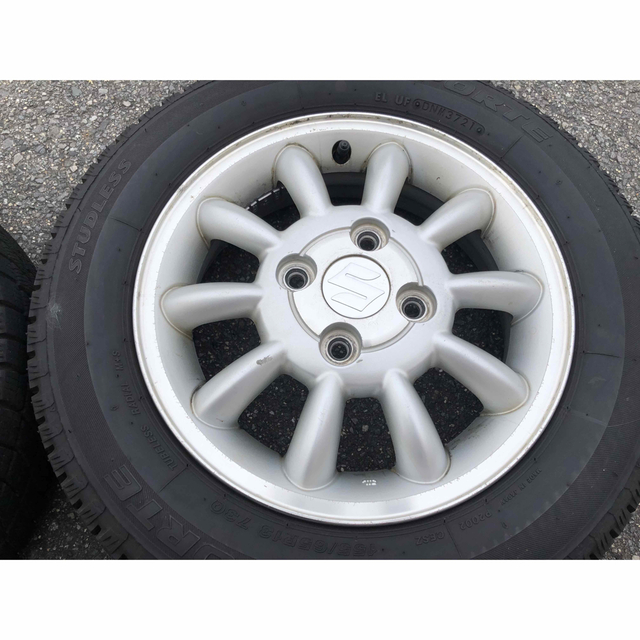 155/65R13 21年スタッドレス ラパンホイール 13インチ ブリザック