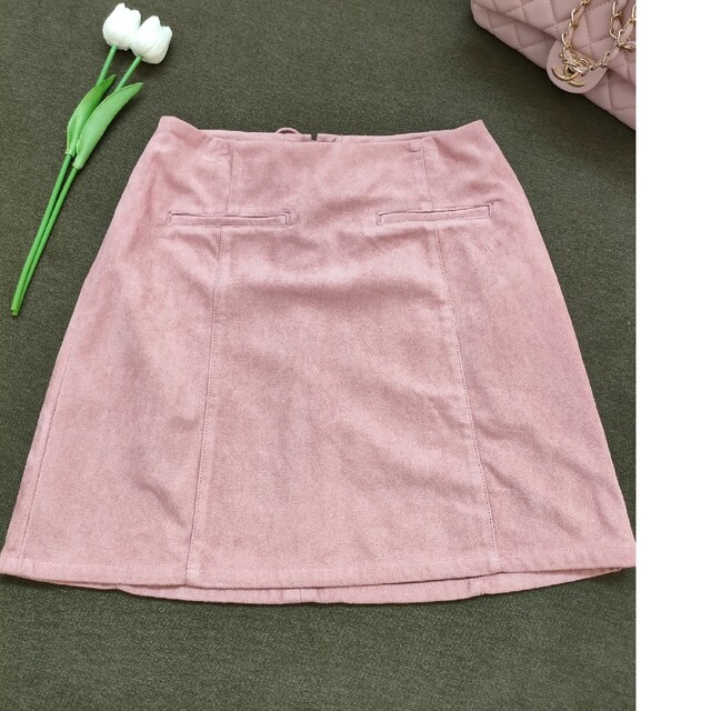 HONEYS(ハニーズ)の編み編み♡台形ミニスカート レディースのスカート(ミニスカート)の商品写真