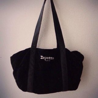 レペット(repetto)のrepettoベルベット生地バッグ(トートバッグ)