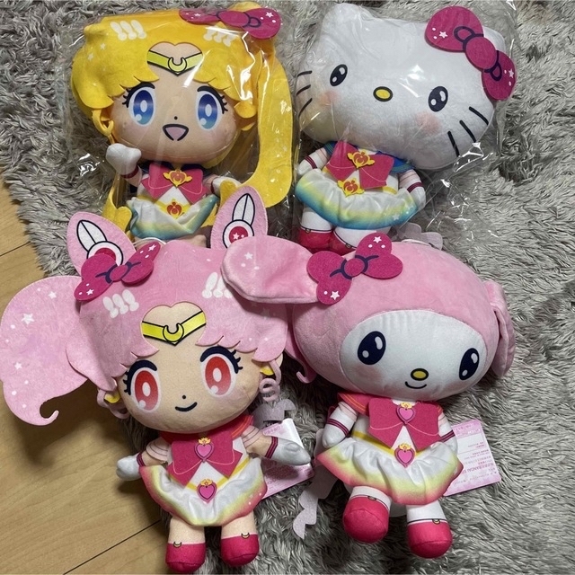 セーラームーン キティ ちびムーン マイメロ ぬいぐるみ セーラームーン キティ ちびムーン マイメロ ぬいぐるみ