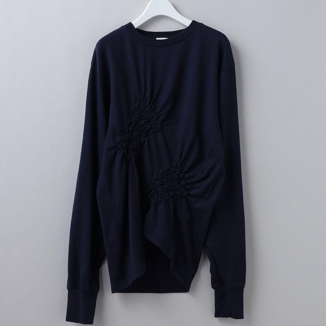 6(ROKU)＞COTTON SHIRRING LONG SLEEVE TOP - トップス