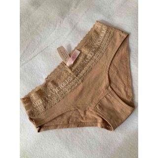 ヴィクトリアズシークレット(Victoria's Secret)の新品Victoria Secretレースコットンパンティ(US)Sサイズタグ付き(ショーツ)