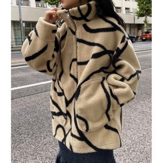 アメリヴィンテージ(Ameri VINTAGE)の新品タグ付き★2WAY REVERSIBLE BOA JACKET(ブルゾン)