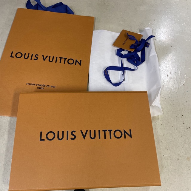 カーキ×インディゴ LOUIS VUITTON ルイヴィトン 22S プリーテッド T