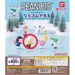 スヌーピー(SNOOPY)のPEANUTS ならぶんです。５　チャーリーブラウン(キャラクターグッズ)