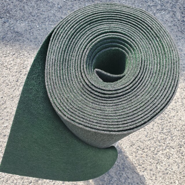 防草シート不織布(グリーン)巾1m×10m 厚み4mm 3
