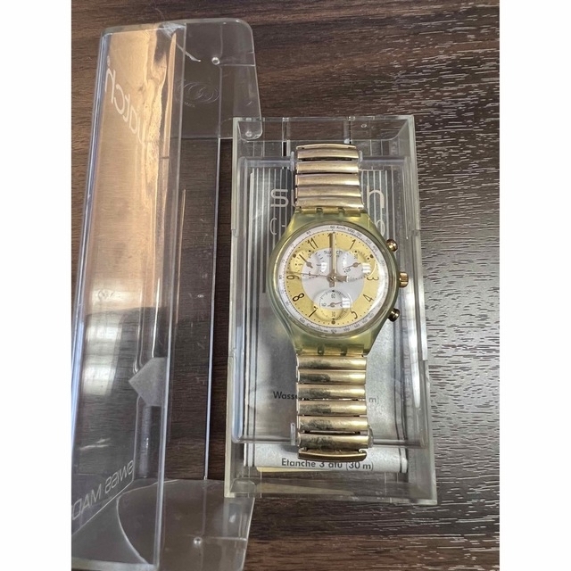 値下❗️コレクターモデルSWATCH CHRONO『GOLDEN GLOBE』