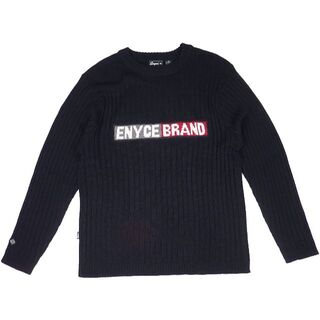 エニーチェ(ENYCE)のENYCE エニーチェ シンプル 長袖 セーター (ブラック)(ニット/セーター)