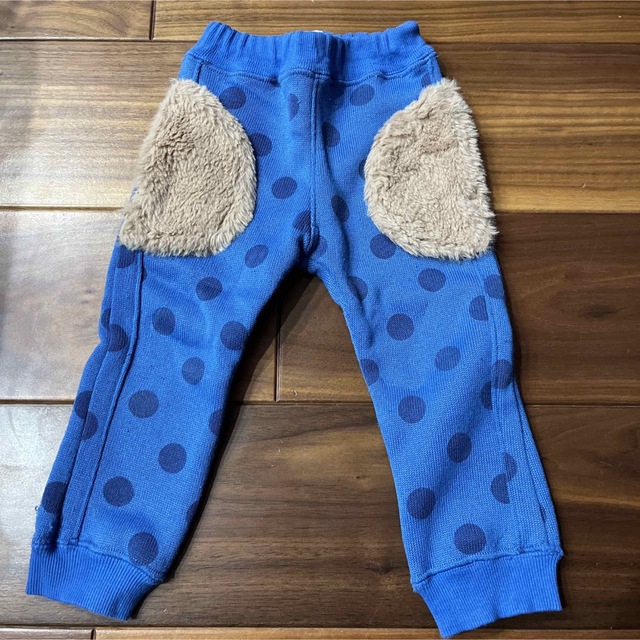 kid’s zoo(キッズズー)のkid's zoo 裏起毛ドット柄パンツ キッズ/ベビー/マタニティのキッズ服男の子用(90cm~)(パンツ/スパッツ)の商品写真