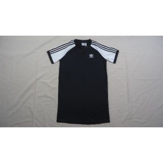 アディダス(adidas)のadidas Women's Raglan Dress 黒/白 XS アディダス(ミニワンピース)