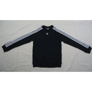 アディダス(adidas)のadidas Women's Trefoil Sweatshirt 黒 S(トレーナー/スウェット)