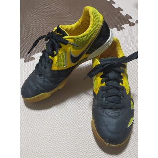 ナイキ(NIKE)の■NLS-003 ナイキ フットサルシューズ イエロー・黒 25.5cm(シューズ)