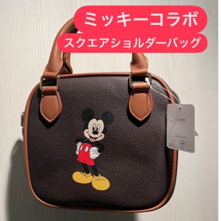 ディズニー(Disney)のミッキーショルダーバッグ【未使用】(キャラクターグッズ)