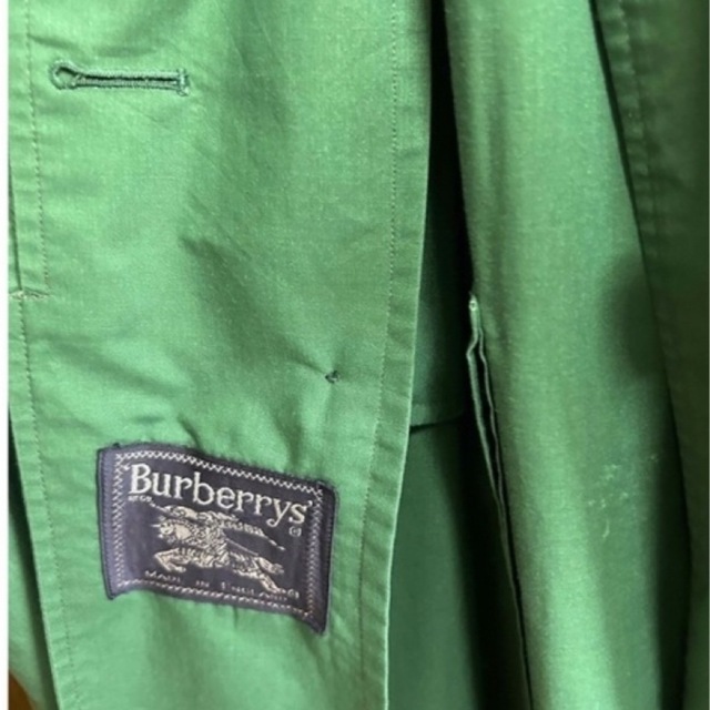 BURBERRY(バーバリー)のBurberrys バーバリー　グリーン　トレンチコート メンズのジャケット/アウター(トレンチコート)の商品写真