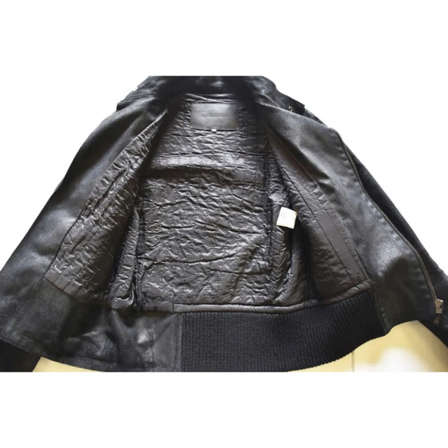 週末限定直輸入♪ DIRK BIKKEMBERGS 牛革レザーライダースジャケット