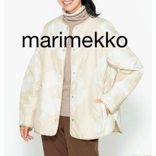 marimekko - 【新品同様】マリメッコ marimekko　今季ウニッコ柄中綿ジャケット M