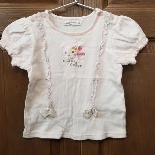 クーラクール(coeur a coeur)の専用　ケーキ　カップケーキ　トップス　半袖①　ピンク色　薄いピンクキム(Tシャツ/カットソー)