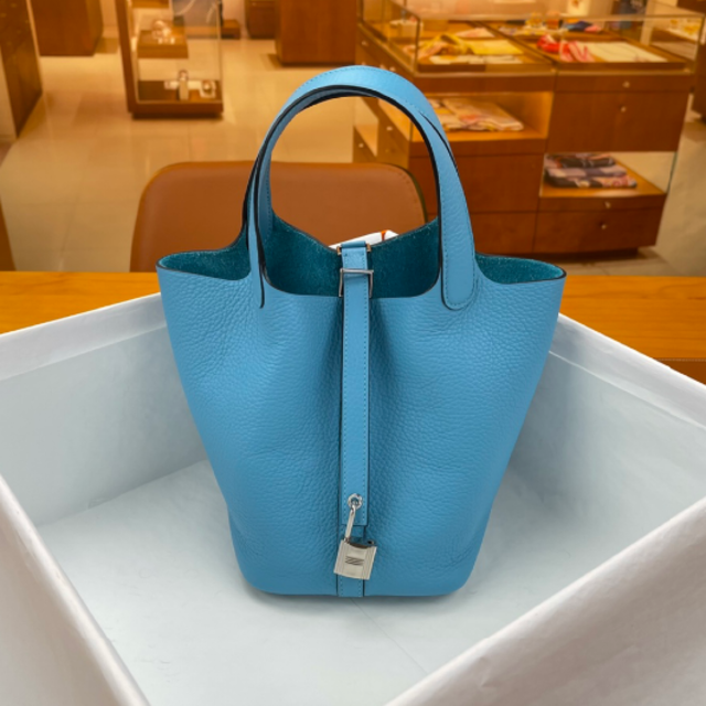 柔らかい ピコタンロックPM 【正規品】エルメス HERMES - Hermes U刻 シルバー金具 ハンドバッグ