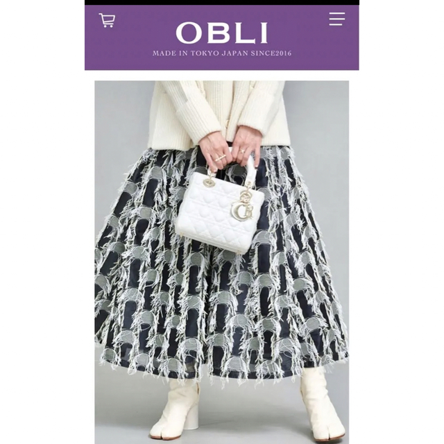 OBLI(オブリ)のオブリ obli スカート フレア♡新品未使用です✨ レディースのスカート(ロングスカート)の商品写真