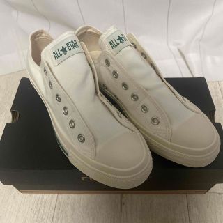 コンバース(CONVERSE)の新品！！コンバース 白✖︎緑(スニーカー)