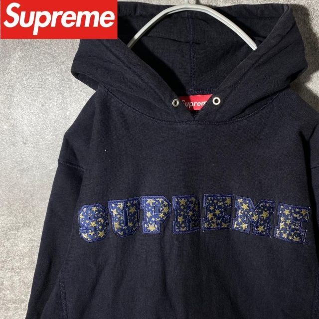 Supreme - [大人気] シュプリーム パーカー 刺繡ロゴ スター 星