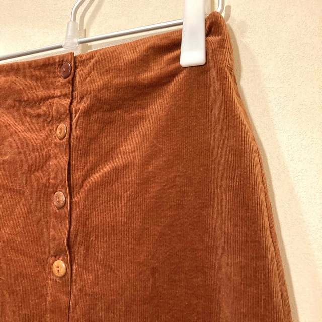【SHAINA MOTE】 ロングスカート コーディロイ ブラウン 高級 上品