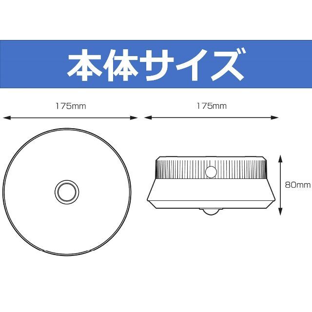 【在庫処分】ムサシ RITEX 屋外用センサーシーリングライト 乾電池式 LED 7