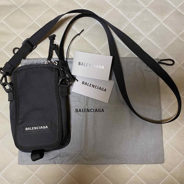 BALENCIAGA ショルダーバッグ EXPLORER ブラック バレンシアガ