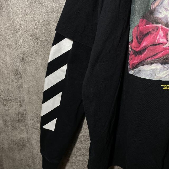 OFF-WHITE(オフホワイト)の[大人気]　オフホワイト　Tシャツ　パーカー　Tパカ　超ゆるだぼ　存在感◎ メンズのトップス(パーカー)の商品写真