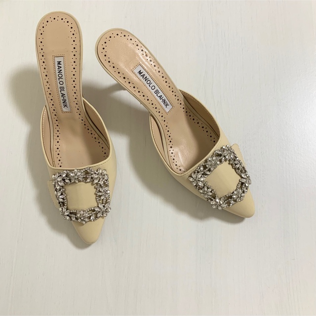 【新品】Manolo Blahnik マノロブラニク メイセール ミュール 36