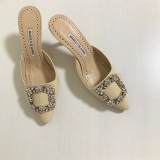 マノロブラニク(MANOLO BLAHNIK)のMANOLO BLAHNIK Maysale メイセール ミュール 36(ミュール)