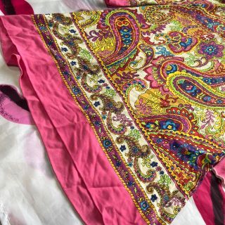 黒 桜古典 【良品】DOLCE \u0026 GABBANA ペイズリー柄ロング