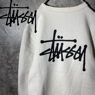 ステューシー(STUSSY)の[大人気]　ステューシー　スウェット　背面BIGロゴ　胸元ロゴ　存在感◎　ド定番(スウェット)