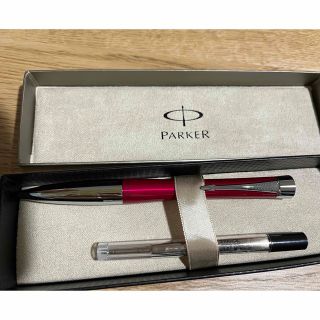 パーカー(Parker)のPARKER ボールペン　赤　レッド　マジェンタ(ペン/マーカー)