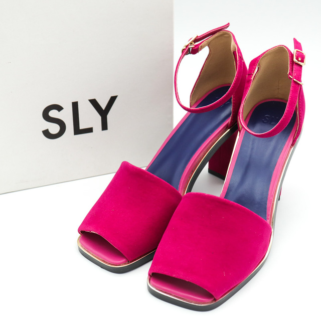 SLY OPEN TOE サンダル　美品　サイズ　L