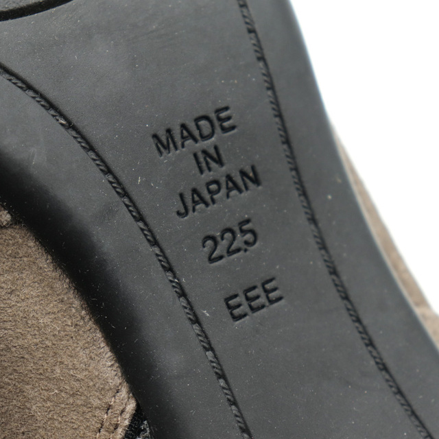 マドラス モデロ ショートブーツ スエード サイドジップ 日本製 3E 幅広 ブーティ 靴 レディース 22.5cmサイズ ベージュ madras MODELLO レディースの靴/シューズ(ブーツ)の商品写真