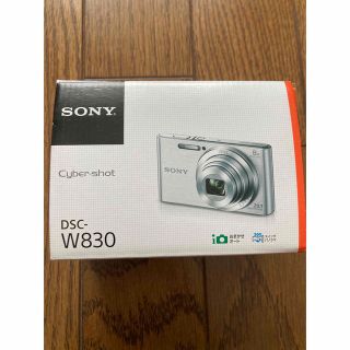 ソニー(SONY)のsony w830 シルバー(コンパクトデジタルカメラ)