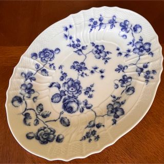 リチャードジノリ(Richard Ginori)の【美品】リチャードジノリ★ローズブルー★ラージオーバル(食器)