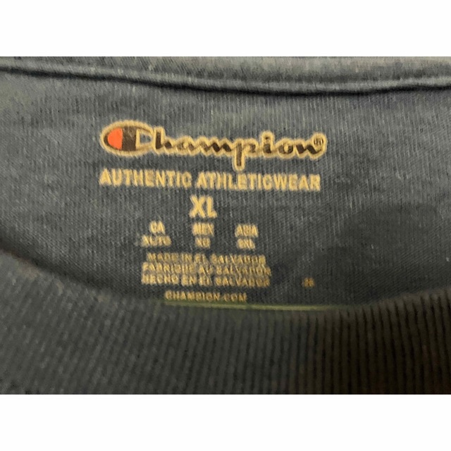 Champion(チャンピオン)のchampion ロングTシャツ　ロンt ブルー メンズのトップス(Tシャツ/カットソー(七分/長袖))の商品写真