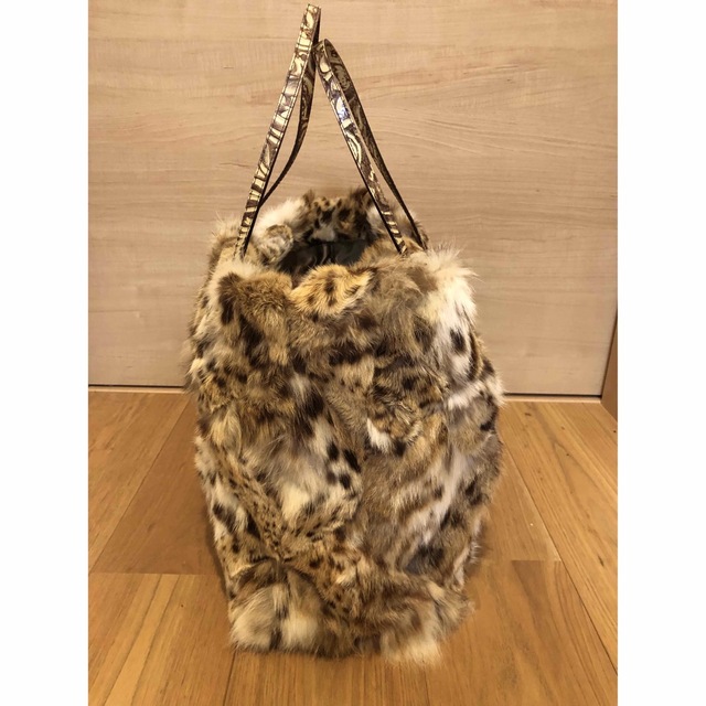 フェンディ FENDI リアルファートートバッグ ヒョウ柄 レオパード A4