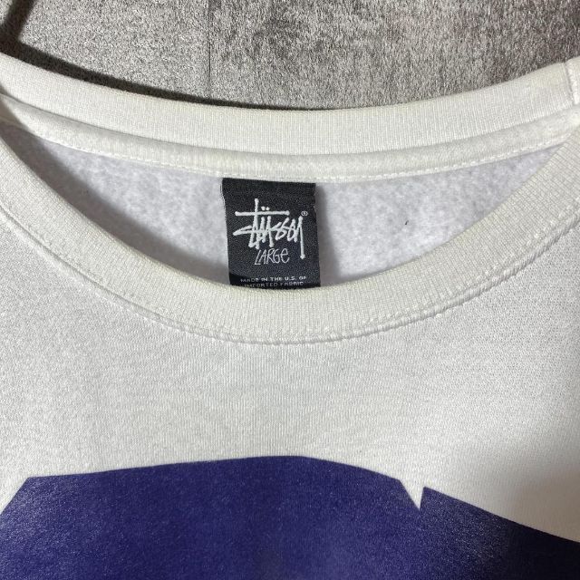 STUSSY(ステューシー)の[大迫力◎]ステューシー　スウエット　前面ビックプリント◎ 存在感◎ メンズのトップス(スウェット)の商品写真