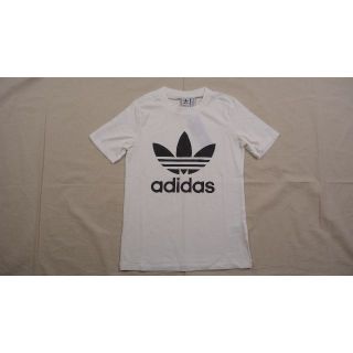 アディダス(adidas)のadidas Women Trefoil T-Shirt 白/黒 XS(Tシャツ(半袖/袖なし))