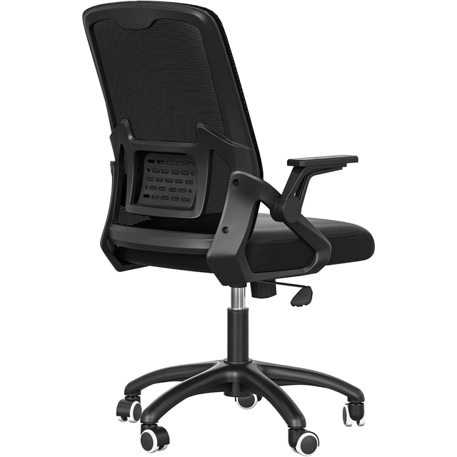オフィスチェア デスクチェア 椅子 イス テレ パソコンチェア   メッシュ 黒 インテリア/住まい/日用品の椅子/チェア(デスクチェア)の商品写真