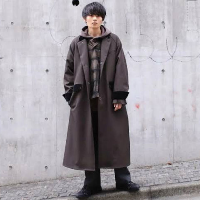 SUNSEA 18AW POLYYS WOOL COAT | www.jarussi.com.br