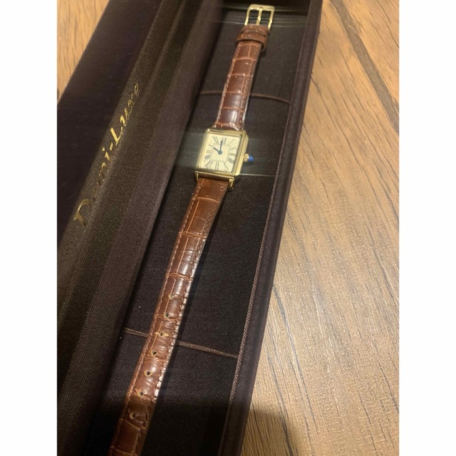 Demi-Luxe BEAMS / スクエア 型押レザー 腕時計 Demi-Luxe BEAMS / スクエア 型押レザー 腕時計