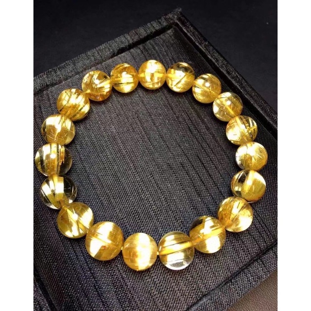 ⭐︎【天然】タイチンルチルクオーツ ブレスレット 10mm | www.jarussi